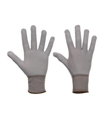 CRV BOOBY GREY rukavice nylon - Rukavice textilné bezošvé