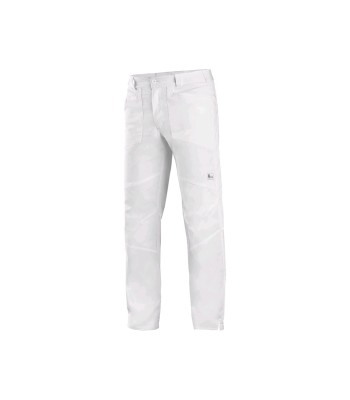 Pánske biele pracovné nohavice CXS EDWARD